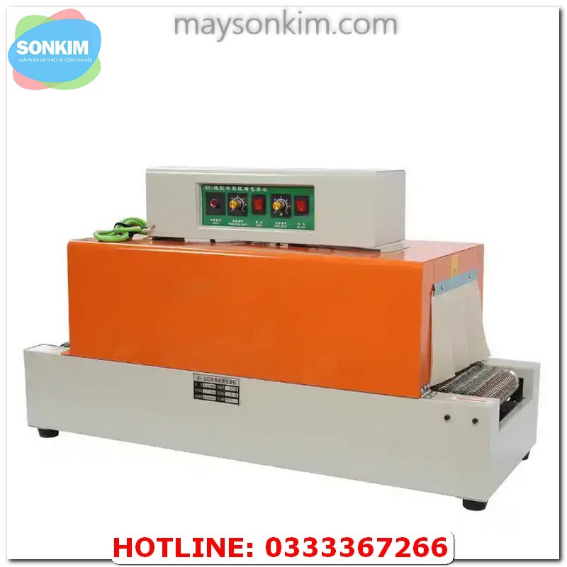 Máy co màng để bàn băng tải xích/ đũa SK6000